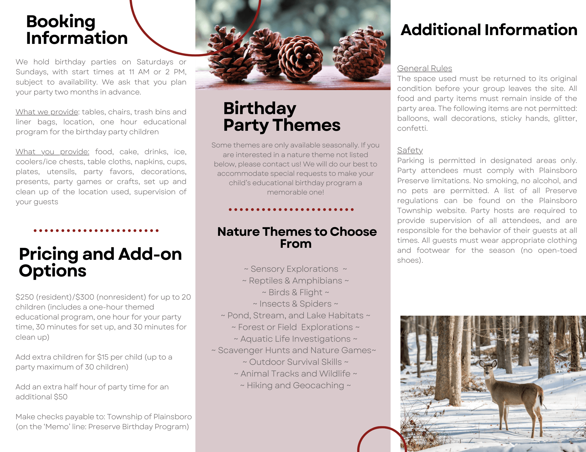 Preserve Birthday Brochure 2