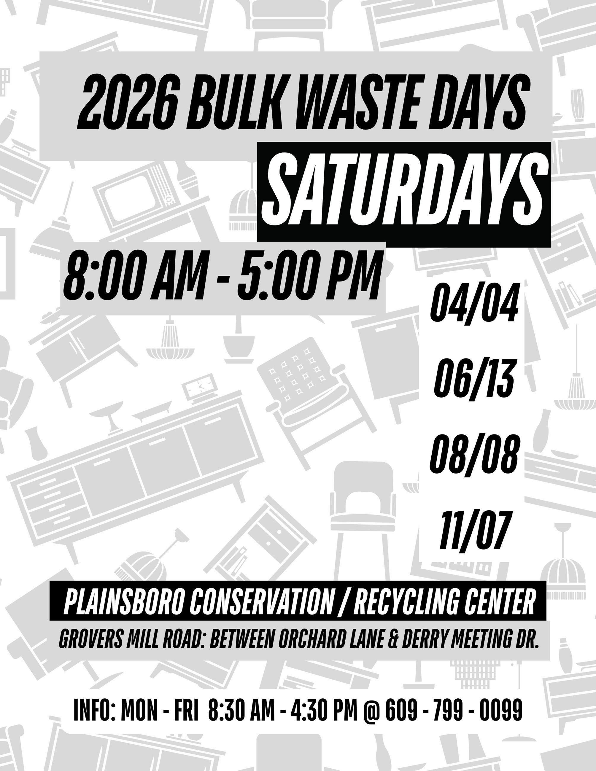 2026 Bulk Waste Days