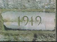 1919 Brick Cornerstone