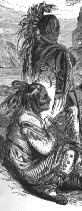 Lenape Indians Drawing