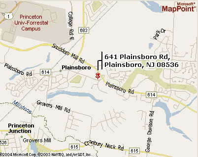641 Plainsboro Road Township Municipal Court Map